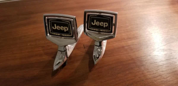 New Old Stock NOS Jeep Grand Wagoneer Hood Ornaments