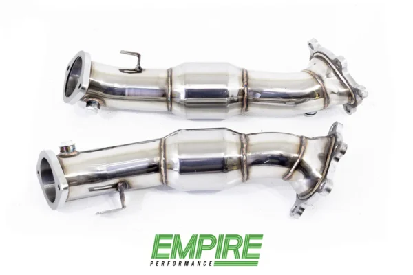Nissan GT-R (2007-2023) Nissan GT-R R35 Exhaust Downpipes (Catted) - Image 3