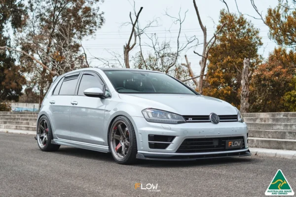 Volkswagen Golf (2012-2020) R (USDM) Chassis Mounted Front Lip Splitter V3 - Image 3