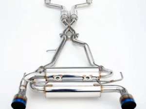 Nissan 350Z (2002-2009) Invidia Gemini Cat Cack Exhaust w/SS Rolled Tips - Nissan 350Z Z33 02-09