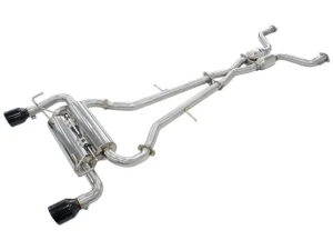 Nissan Skyline (ALL YEARS) Invidia Gemini Cat Back Exhaust w/Black Signature series Tips - Nissan Skyline V36/Infiniti G37 V36 (Coupe)