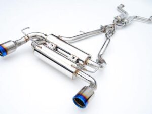 Nissan 370Z (2009-2020) Invidia Gemini Cat Back Exhaust w/Ti Rolled Tips - Nissan 370Z Z34 09-20