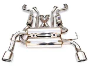 Nissan 370Z (2009-2020) Invidia Gemini Cat Back Exhaust w/SS Rolled Tips - Nissan 370Z Z34 09-20