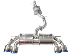 Volkswagen Golf (2012-2021) Invidia R400 Valved Cat Back Exhaust w/Oval Ti Tips - VW Golf R Mk7