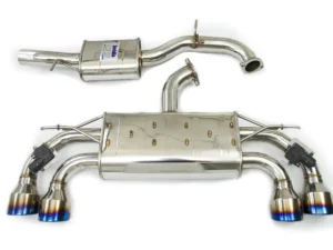 Volkswagen Golf (2012-2021) Invidia Q300 Valved Catback Exhaust w/Round Ti Rolled Tips - VW Golf R Mk7.5