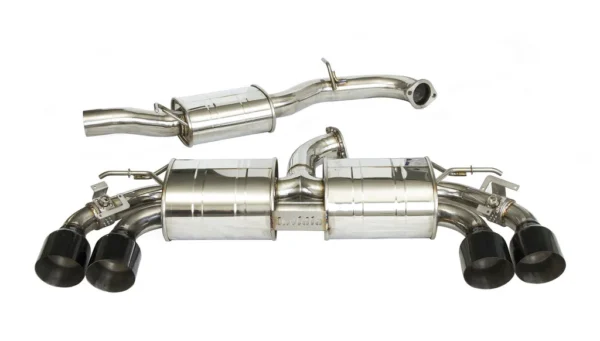 Volkswagen Golf (2020-2024) Invidia R400 "Signature Edition" Valved Cat Back Exhaust w/ Black Tips - VW Golf R Mk8