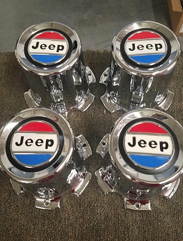 New Old Stock (NOS) Jeep Grand Wagoneer Wheel Center Caps-Set of 4