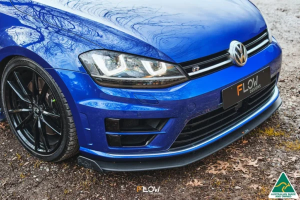 Volkswagen Golf (2012-2020) R Wagon Chassis Mounted Front Lip Splitter V3 - Image 9