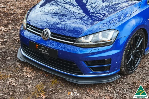 Volkswagen Golf (2012-2020) R Wagon Chassis Mounted Front Lip Splitter V3 - Image 5