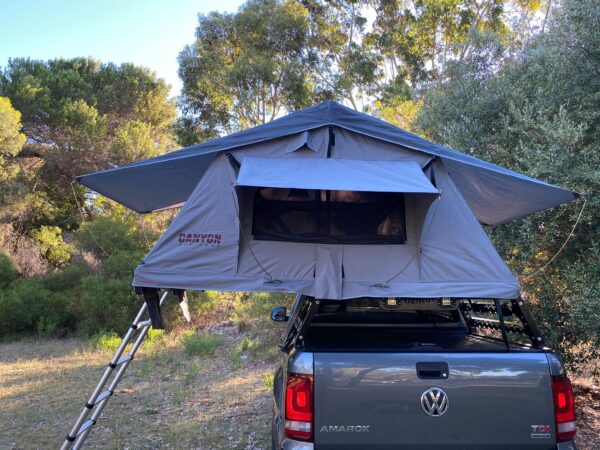 Rooftop Tent & Tub Rack Package - 2 Person Soft Shell Tent (Short Style) - Image 4