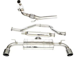 Volkswagen Golf (2012-2021) Invidia Q300 Turbo Back Exhaust w/SS Tips - VW Golf GTI Mk7