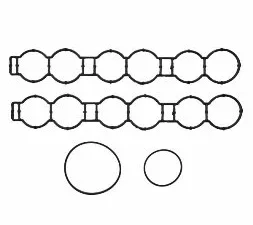 JEEP GRAND CHEROKEE WK2 3.0L V6 DIESEL INTAKE MANIFOLD GASKET KIT